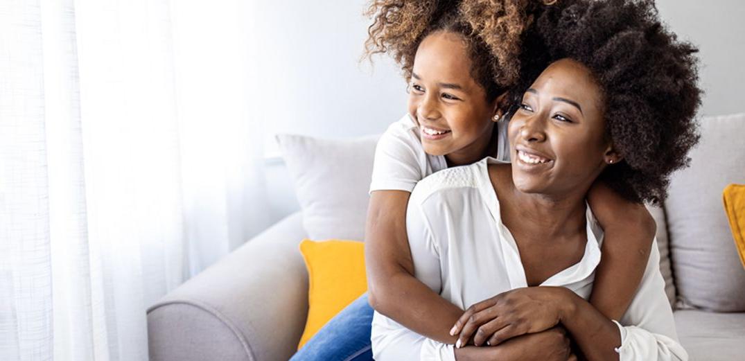 Mother and Daughter Couch